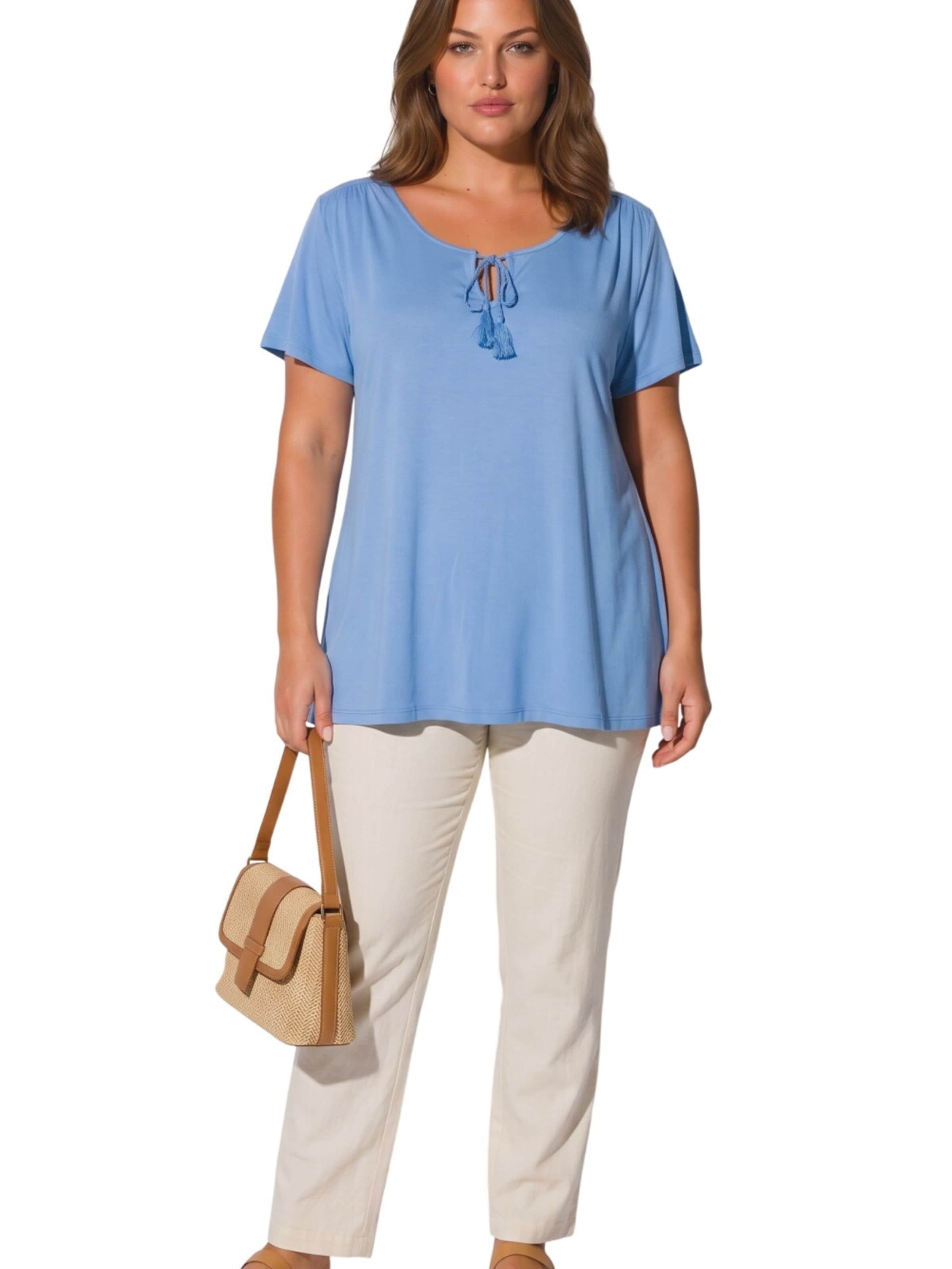 Shape Of You Blouse in Blauw