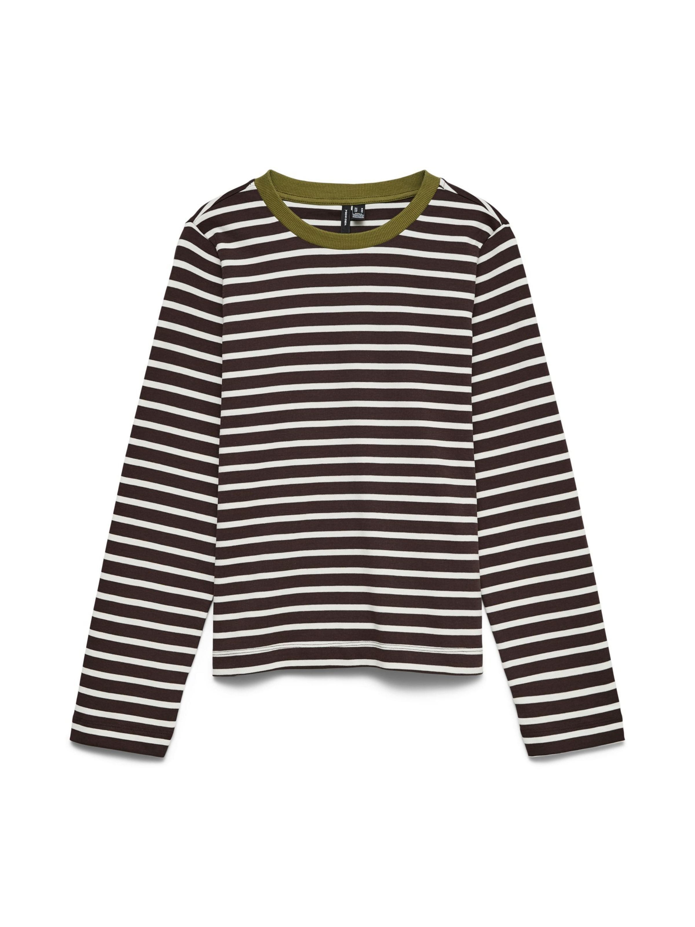 VERO MODA Shirt 'BOPHA' in Brown: front