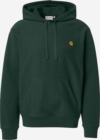 Carhartt WIP Свитшот 'American Script' в Зеленый: спереди