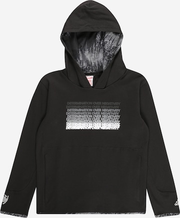 ADIDAS PERFORMANCE Sports sweatshirt 'Donovan Mitchell D.O.N. Issue 4' in Black: front