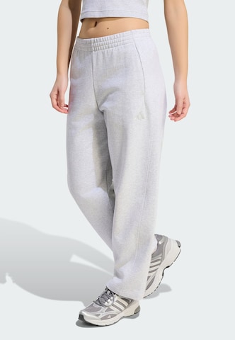 Loosefit Pantalon de sport ADIDAS SPORTSWEAR en gris : devant