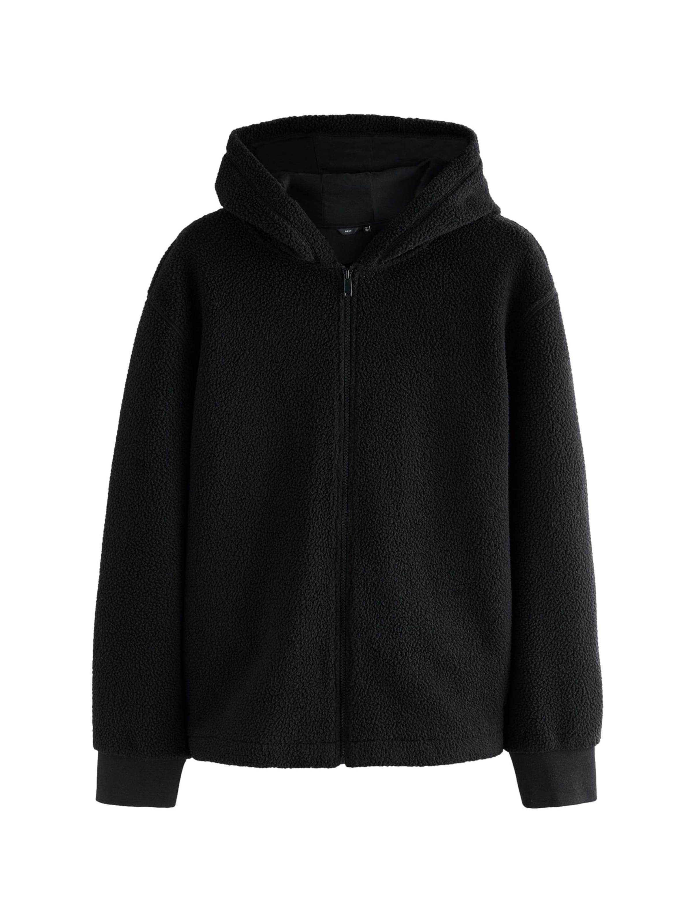 Next Bluza polarowa w kolorze czarny: przód