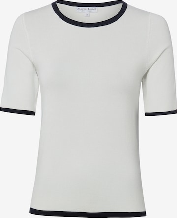 Pull-over Franco Callegari en blanc : devant