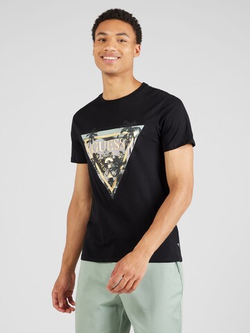 GUESS T-Shirt in Schwarz: predná strana