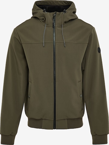 Threadbare Between-season jacket 'Nerston' in Green: front