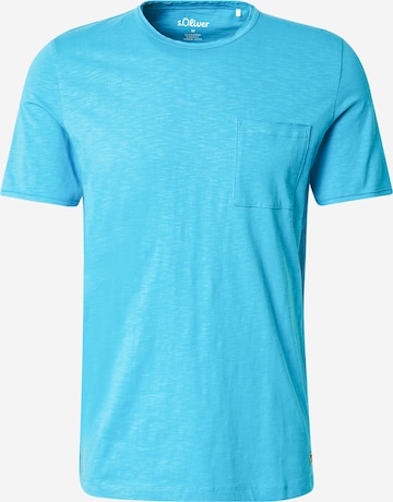 s.Oliver Shirt in Blau: Vorderseite