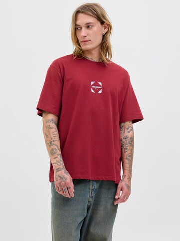 JACK & JONES T-Shirt in Rot