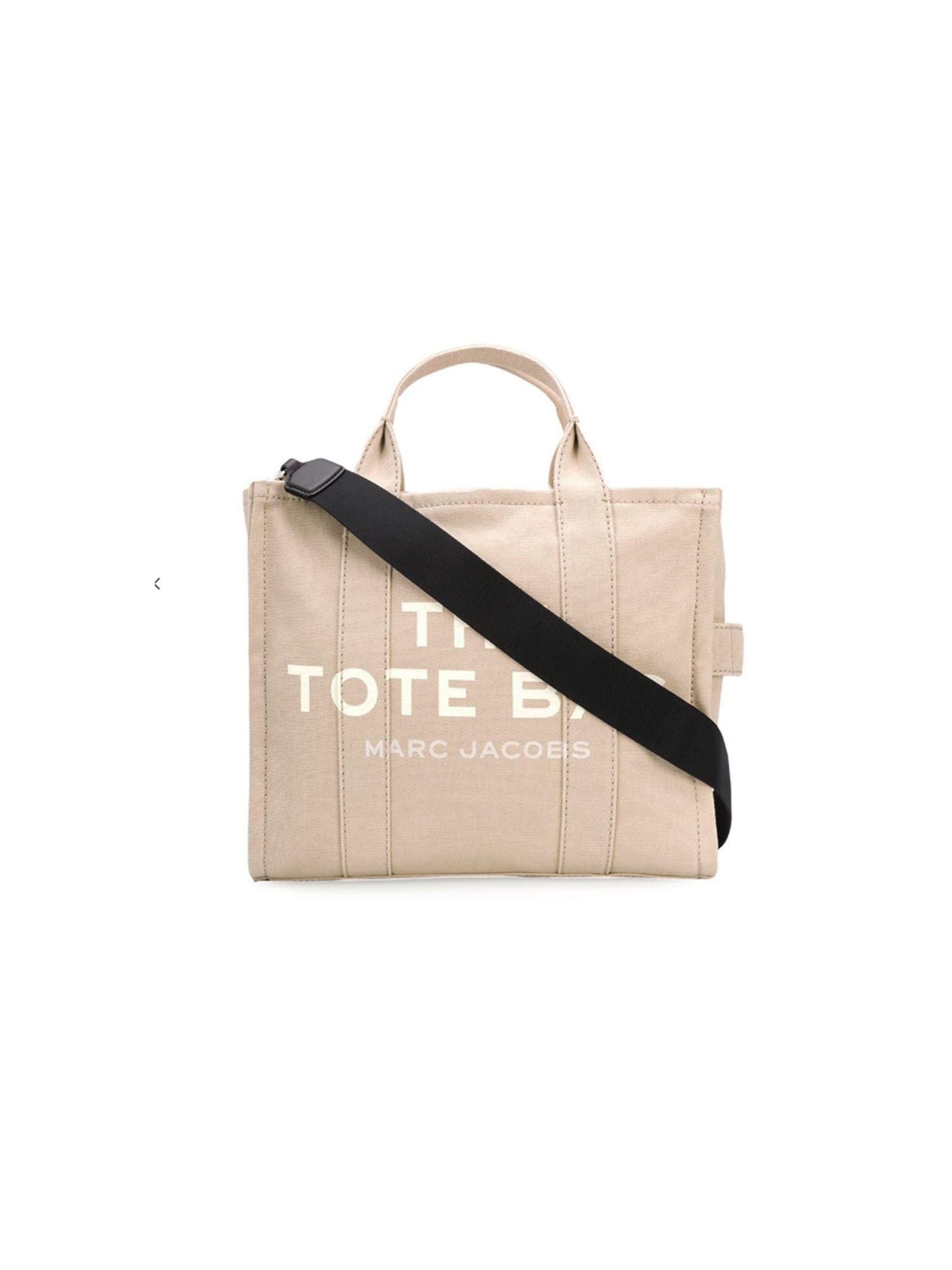 Marc Jacobs Shopper 'The Canvas Medium Tote Bag' in Beige: voorkant