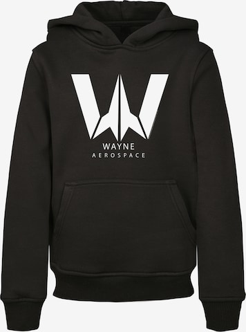 F4NT4STIC Sweatshirt 'DC Comics Justice League Movie Wayne Aerospace' in Zwart: voorkant