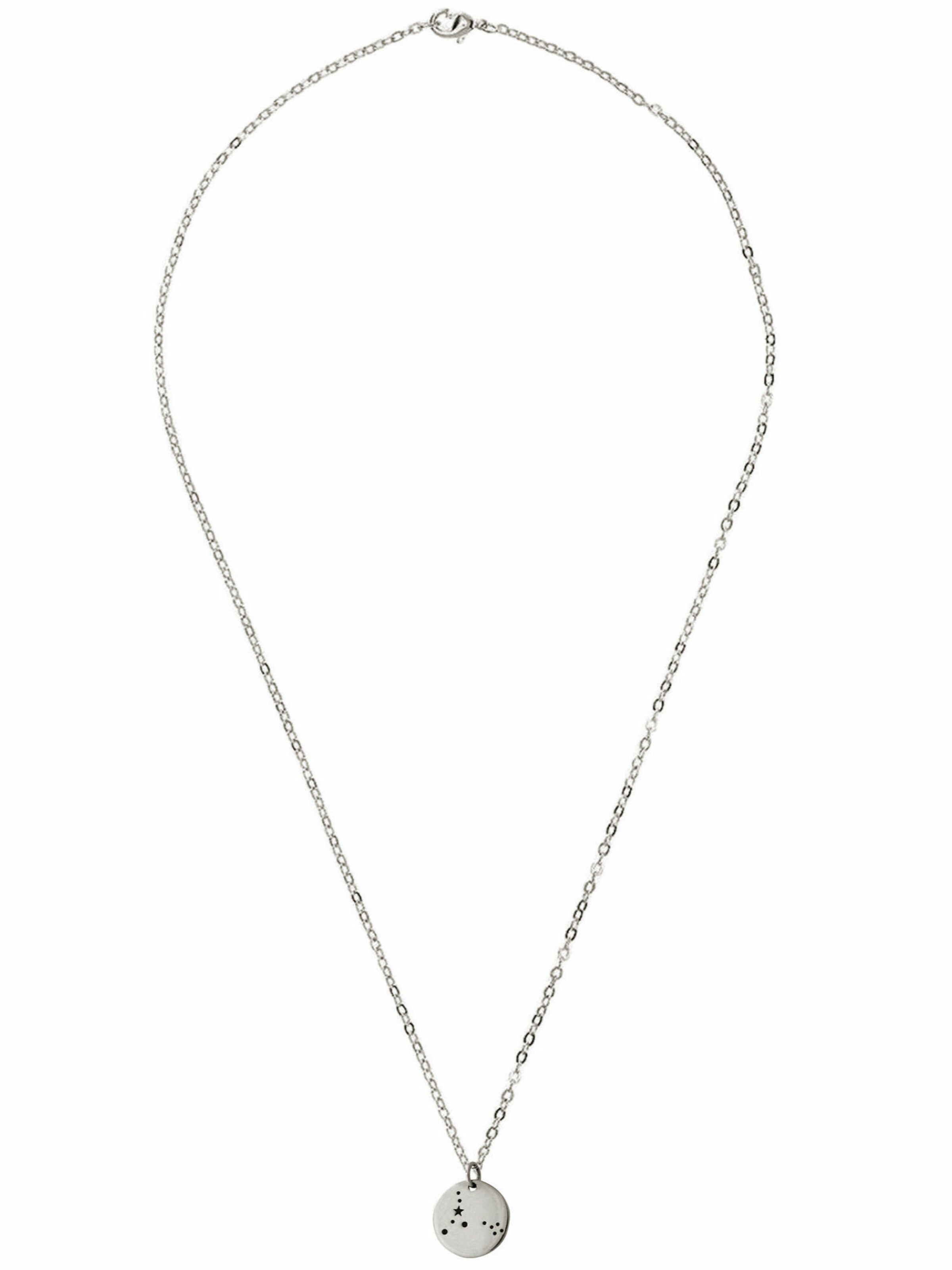 Gemshine Necklace in Silver: front