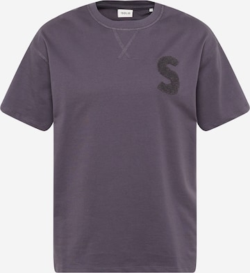 !Solid T-Shirt in Grau: predná strana