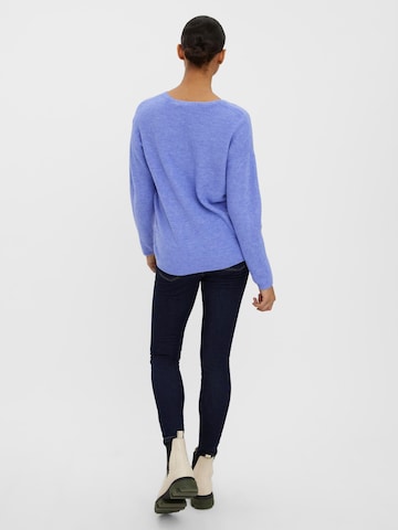 VERO MODA Sweater 'Lefile' in Blue