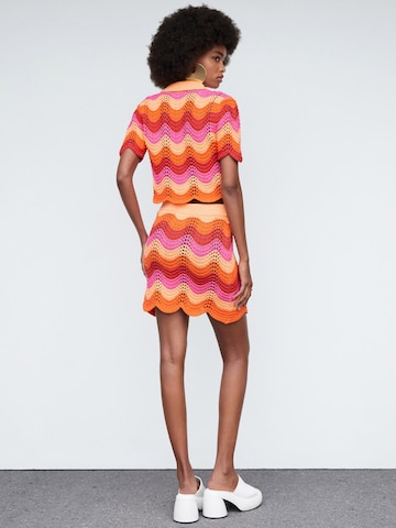 MANGO Skirt 'BABIA' in Orange