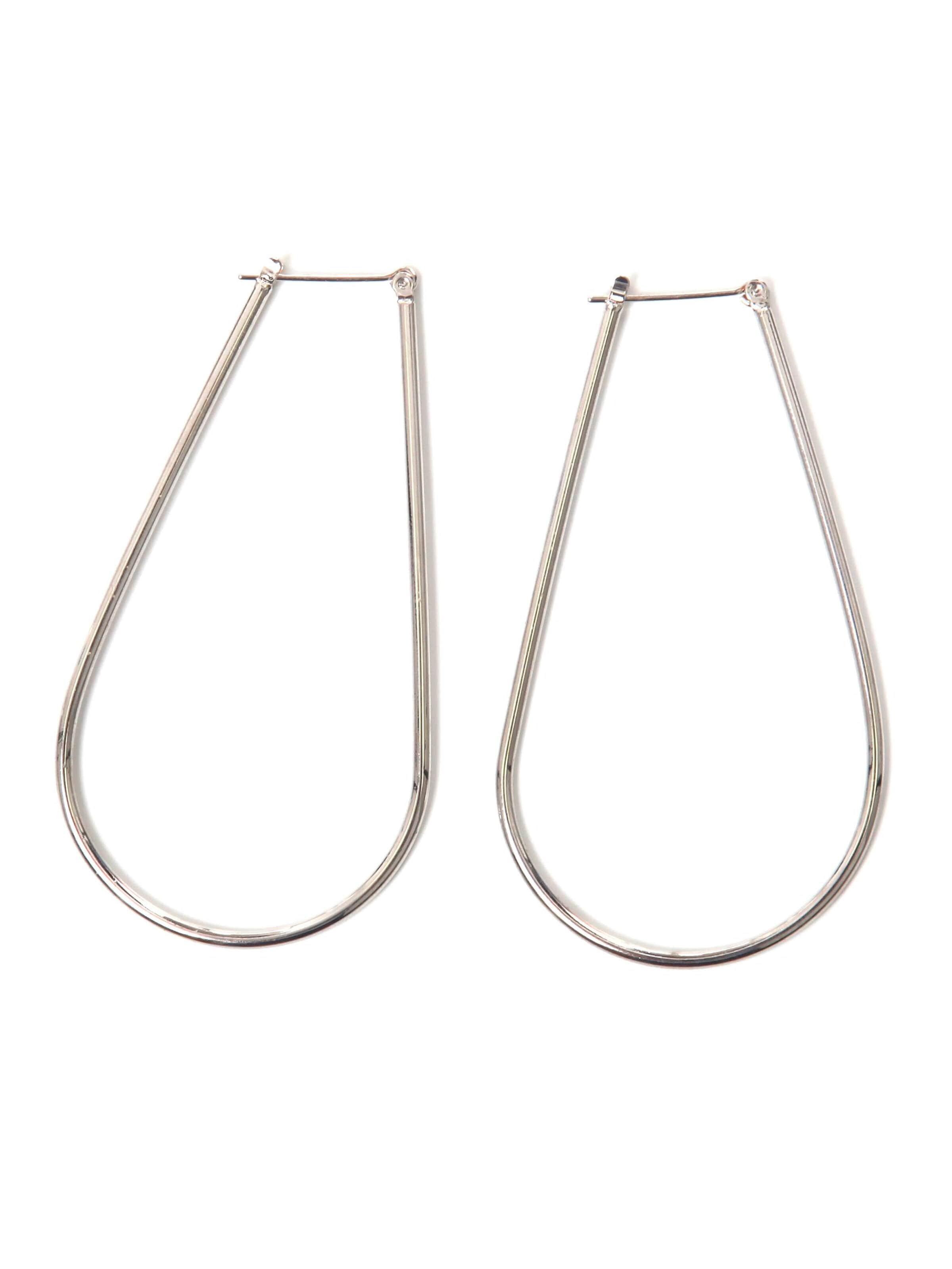 COLLEZIONE ALESSANDRO Earrings 'Hadia' in Silver: front