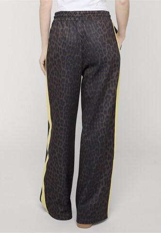 OH APRIL Wide leg Broek 'Kael' in Geel