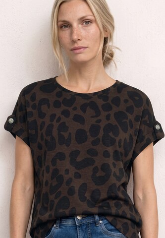 STREET ONE Shirt in Brown: front