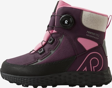 Reima Snow Boots ' Winterschuhe Hallava Quicklock ' in Purple: front