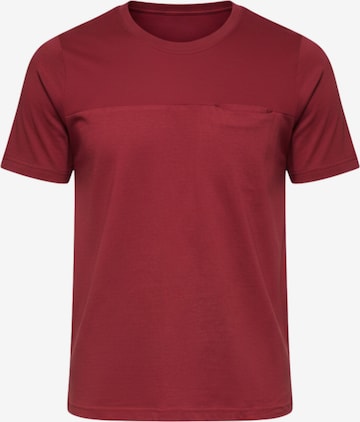 Ombre Shirt in Red: front