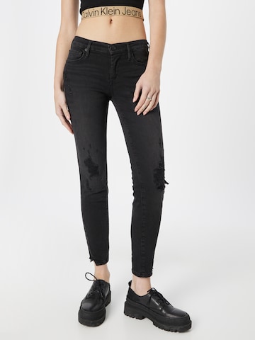 Coupe slim Jean 'HALLE' True Religion en noir : devant