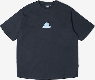 Dr. Denim Shirt 'Trooper Tee' in Schwarz: Vorderseite