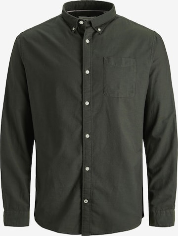 Jack & Jones Plus Skjorte 'Oxford' i grøn: forside