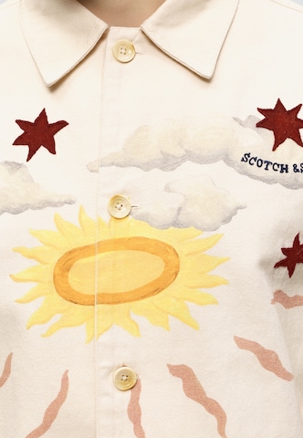 SCOTCH & SODA Regular fit Ing - bézs