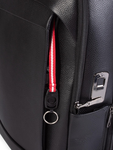 Sac à dos 'AUREX FINGERPRINT TECH.' CYCAS D'OR en noir