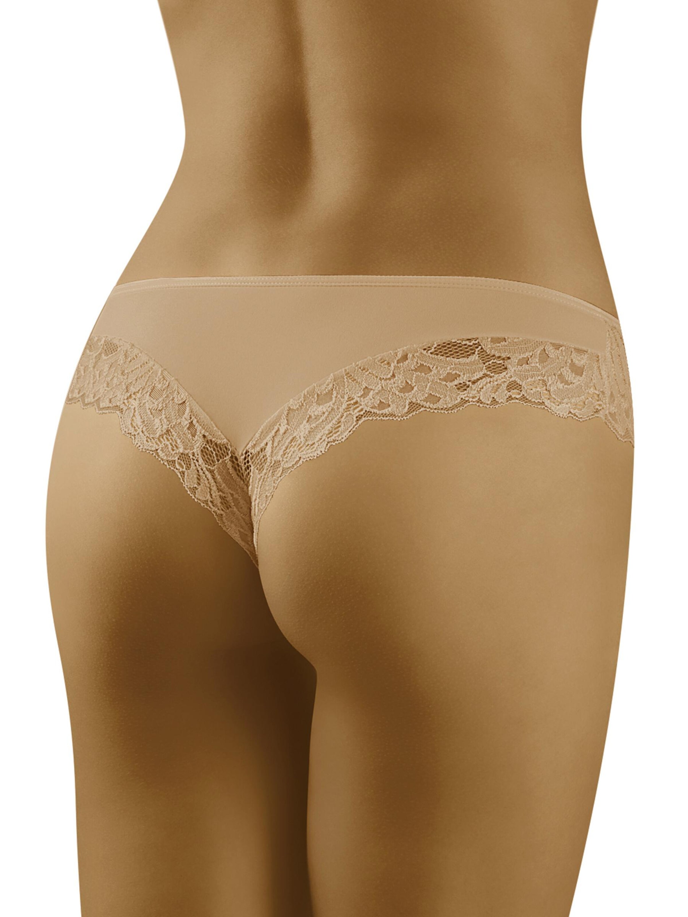 Wolbar Thong 'Karioka' in Beige