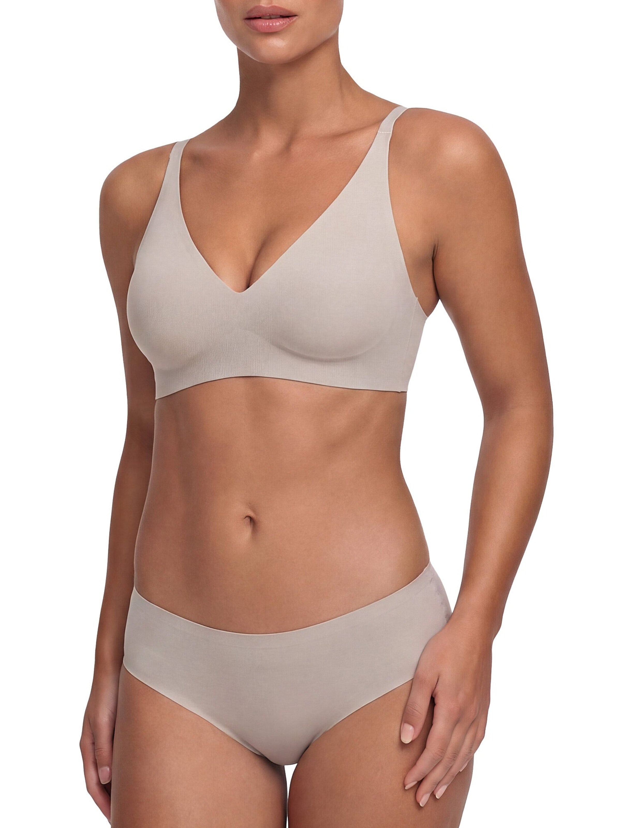 cfab by creamy fabrics Push-up BH 'Comfort Push-Up BH' in Grau