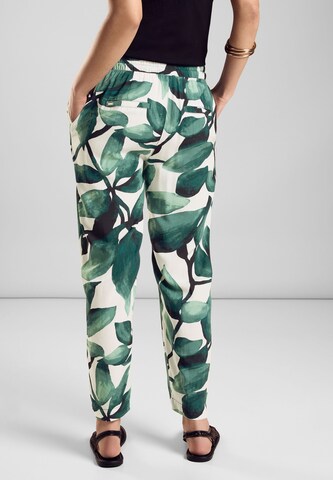 STREET ONE Tapered Pants in Green