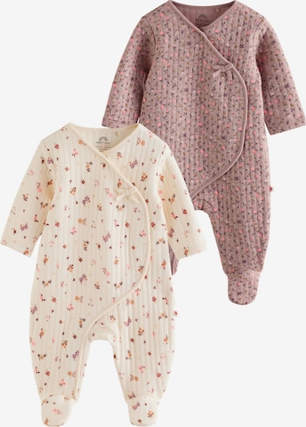 Next Strampler in Beige: Vorderseite