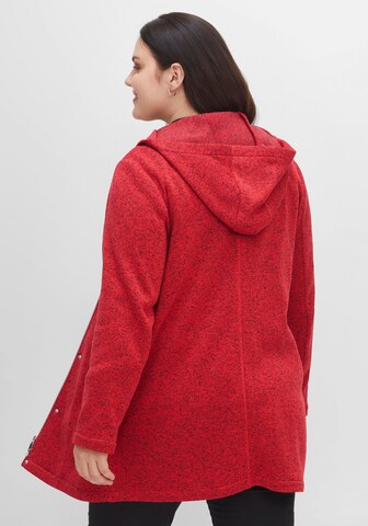 SHEEGO Fleece jas in Rood