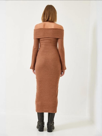 Bianco Lucci Jurk in Beige