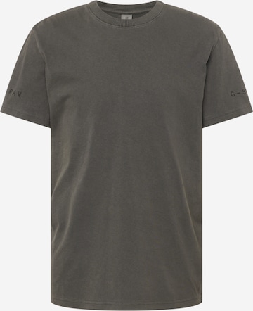 T-Shirt G-Star RAW en gris : devant