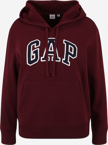 Gap Petite Sweatshirt 'HERITAGE' in Rot: predná strana