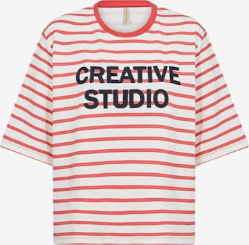 Soyaconcept Top ' SC-BARNI ' in Red: front