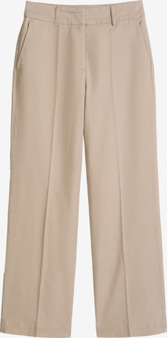 Wide Leg Pantalon à plis 'Mea' Marc O'Polo en beige : devant