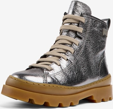CAMPER Boots 'Brutus' in Silver: front