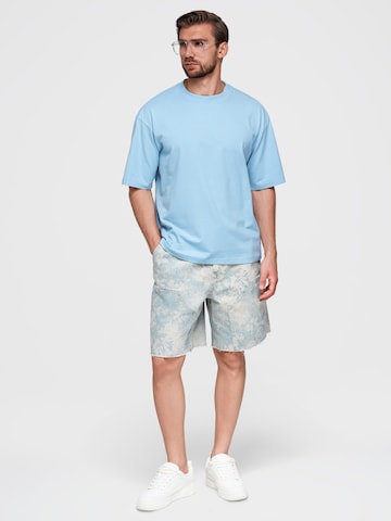 Ombre Shirt in Blauw