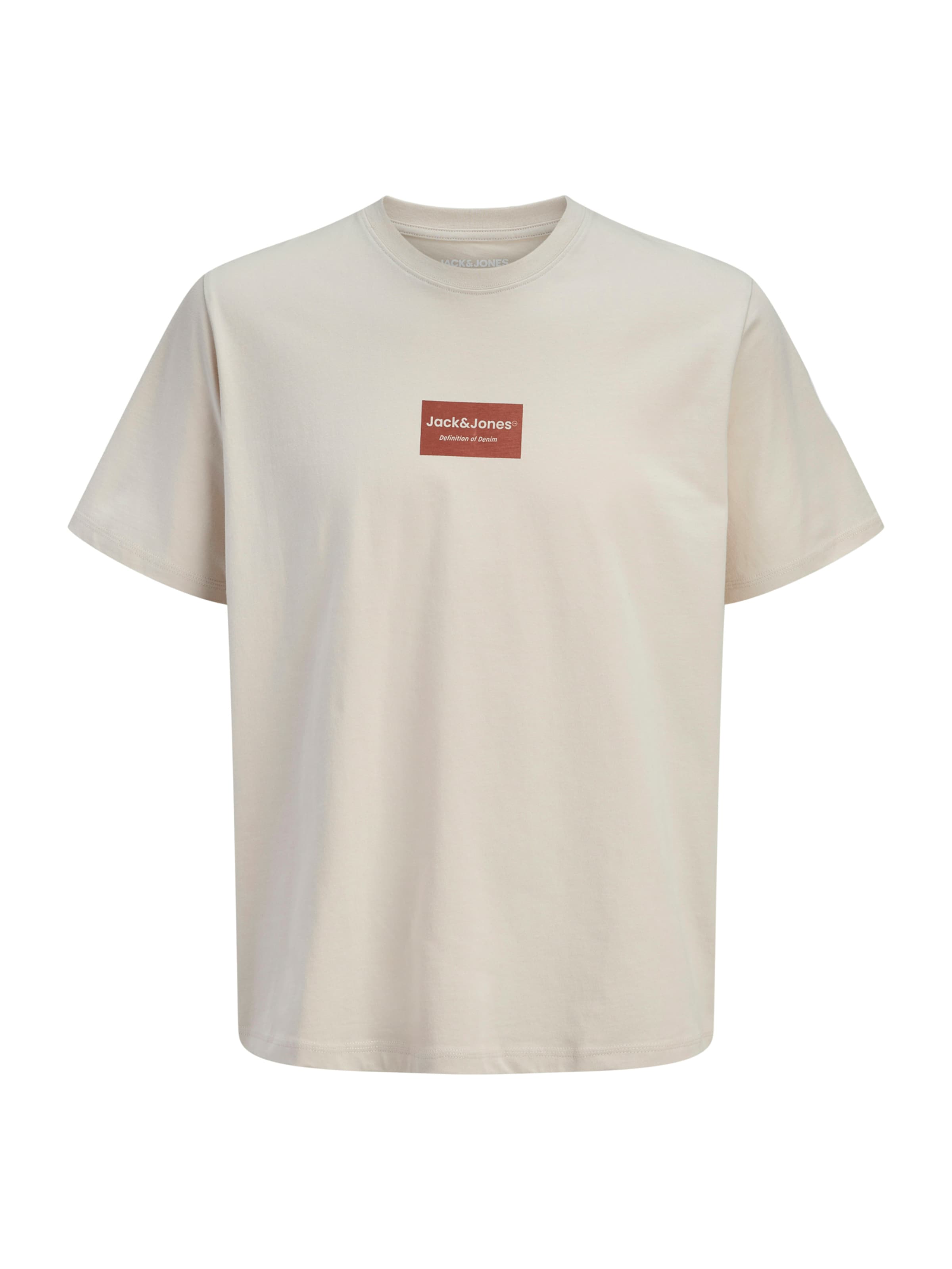 JACK & JONES Μπλουζάκι 'JJFRANK' σε μπεζ: μπροστά