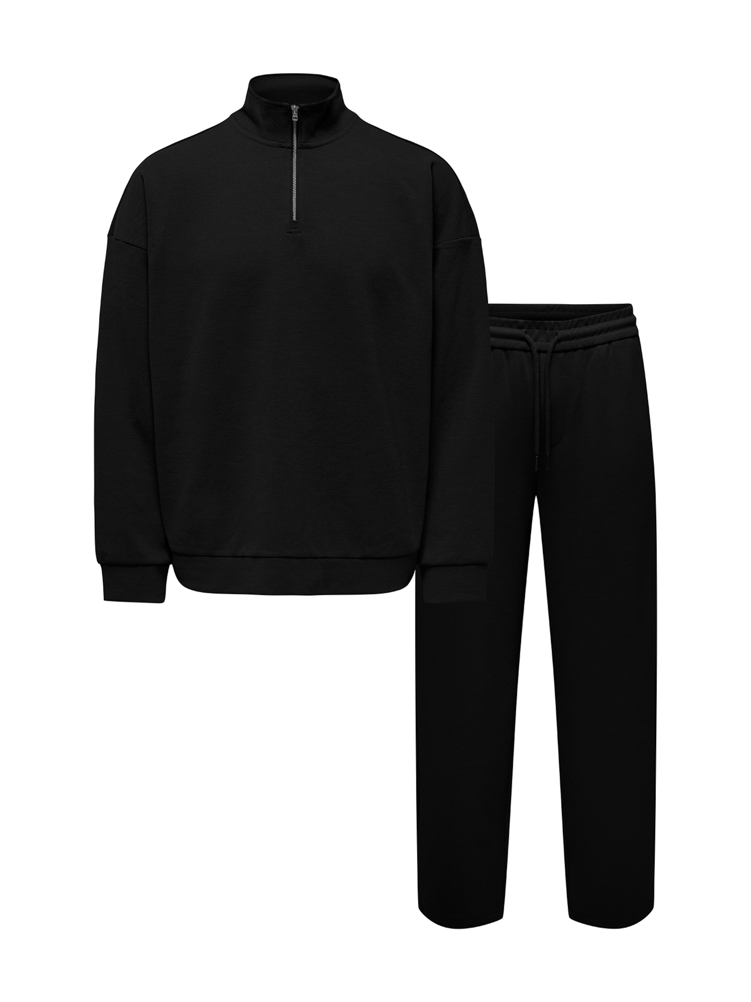 Only & Sons Костюм для бега 'ONSNEWKODYL' в Черный: спереди