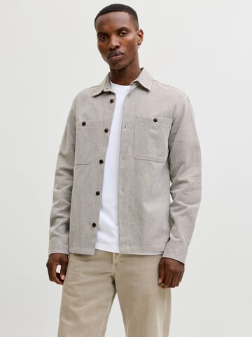 JACK & JONES - Ajuste regular Camisa 'JPRBLUrayle' en gris: frente
