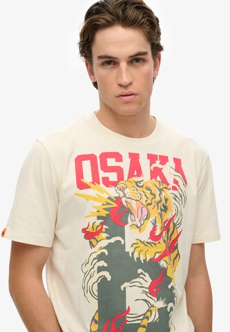 Superdry Shirt 'Osaka' in Beige