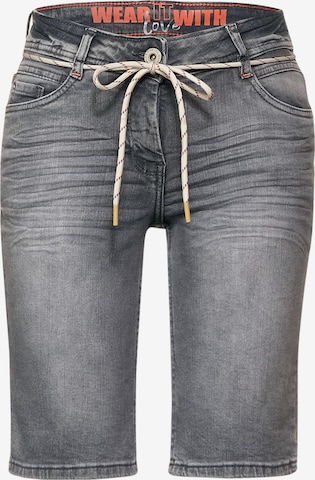 CECIL Regular Jeans i grå: forside