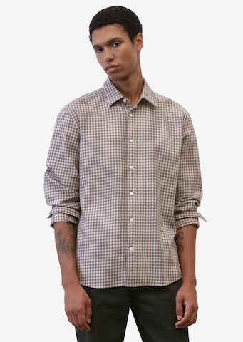 Marc O'Polo Regular fit Button Up Shirt in Purple