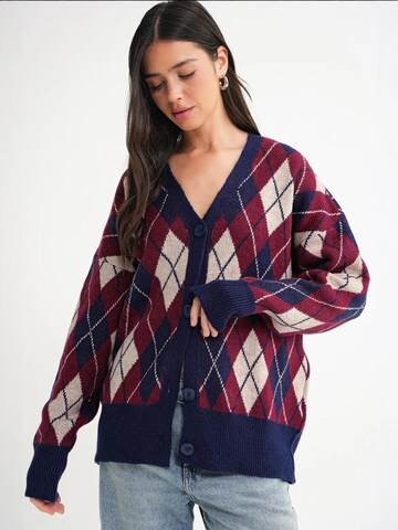 MixRay Gebreid vest in Blauw