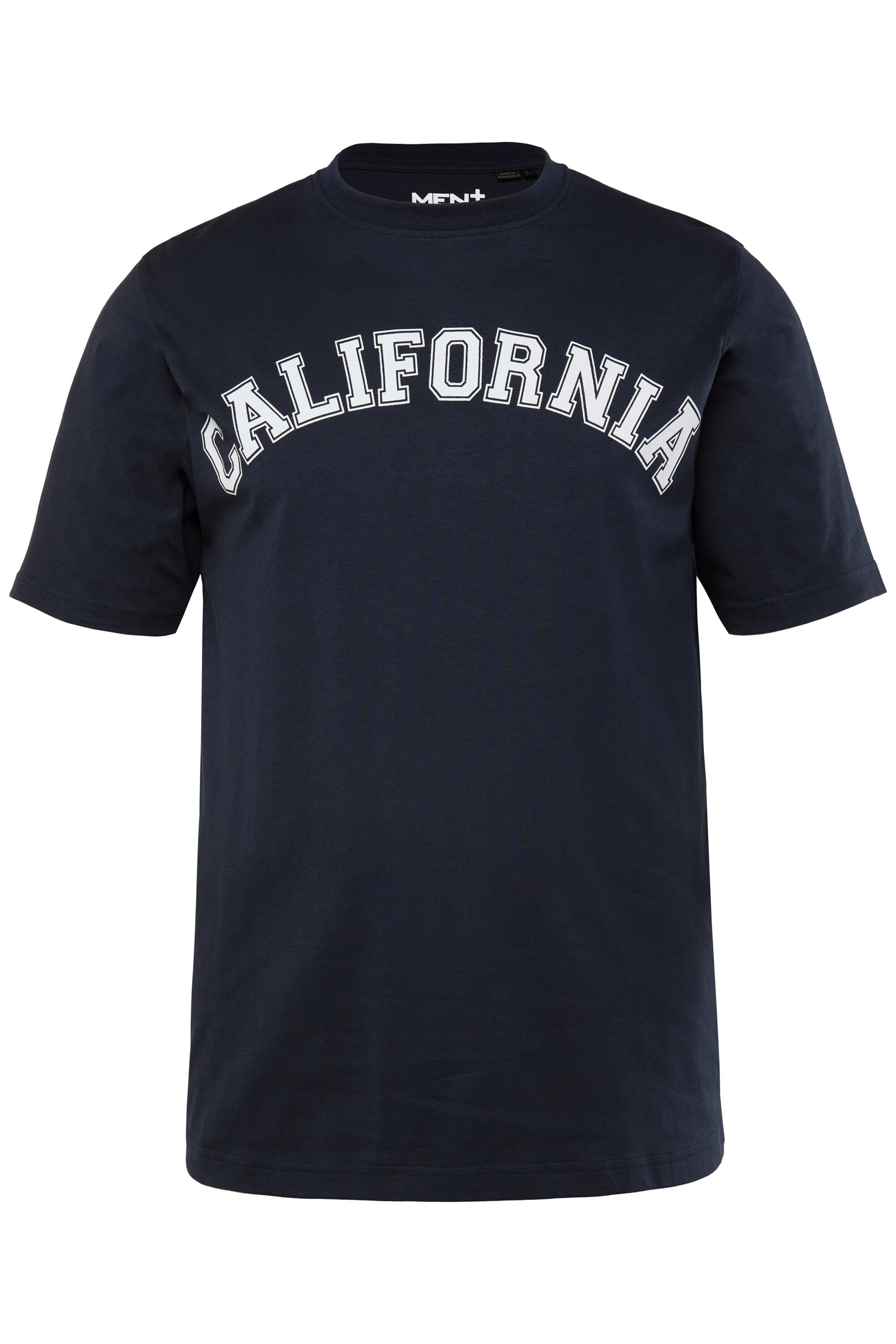 Men Plus Shirt in Blauw: voorkant