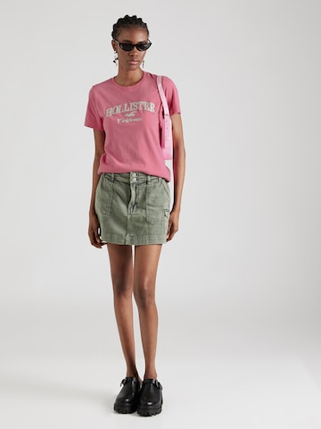 HOLLISTER T-shirt i rosa