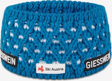 GIESSWEIN Athletic Headband 'Adelboden' in Blue: front
