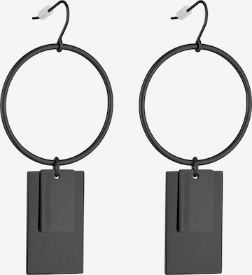 Boucles d'oreilles Liebeskind Berlin en noir : devant